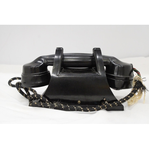 208 - AN UNUSUAL BLACK BAKELITE G E C INTER DEPARTMENT PHONE