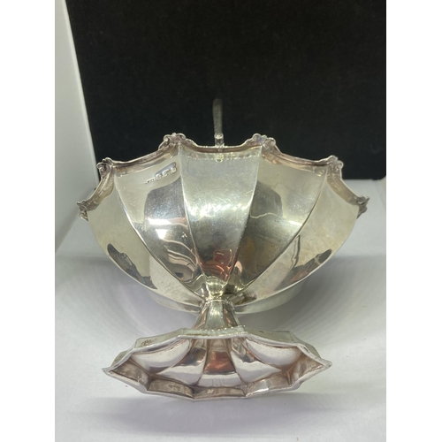 52 - A HALLMARKED BIRMINGHAM SILVER STRAWBERRY BASKET GROSS WEIGHT 142 GRAMS