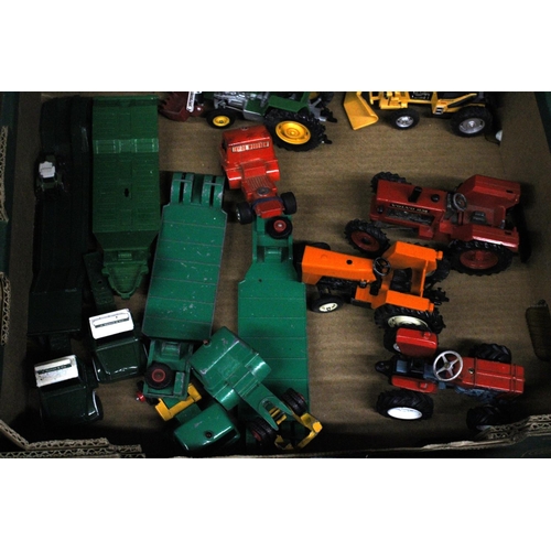 484 - A QUANTITY OF FARM RELATED TOYS AND BUILDINGS