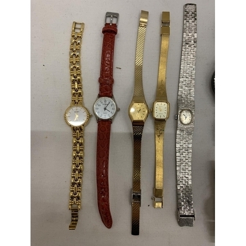 187 - A MIXED LOT OF VINTAGE MECHANICAL AND QUARTZ WATCHES