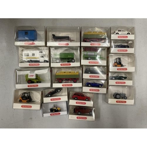 507 - TWENTY WIKING 1:87 SCALE BOXED VEHICLES