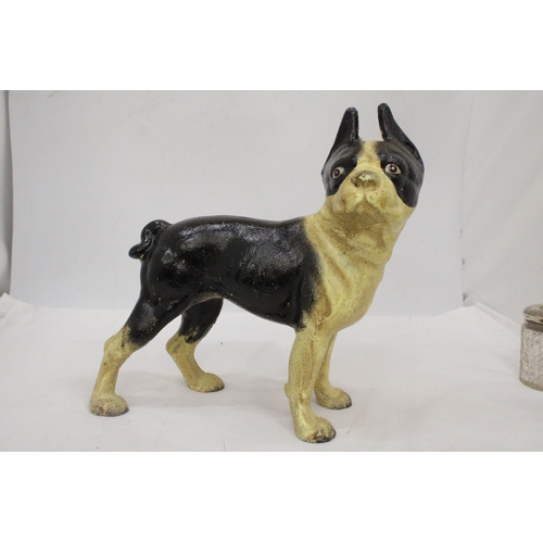 59 - A CAST BOSTON TERRIER FIGURE