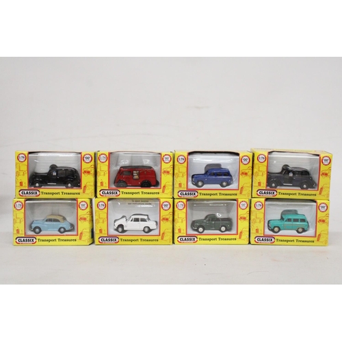 345 - EIGHT AS NEW AND BOXED CLASSIX TRANSPORT TREASURES VEHICLES