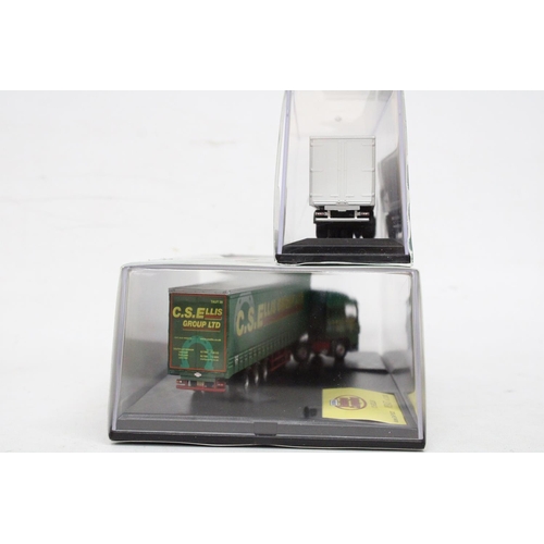 407 - TWO AS NEW AND BOXED OXFORD HAULAGE WAGONS