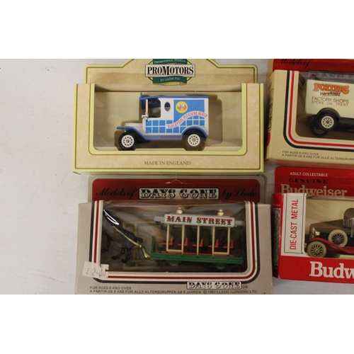 433 - EIGHT BOXED LLEDO DAYS GONE BY VEHICLES