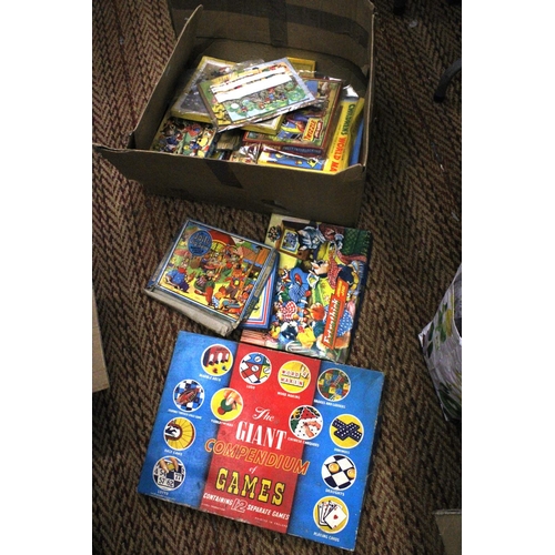 447A - A QUANTITY OF VINTAGE GAMES AND JIGSAWS