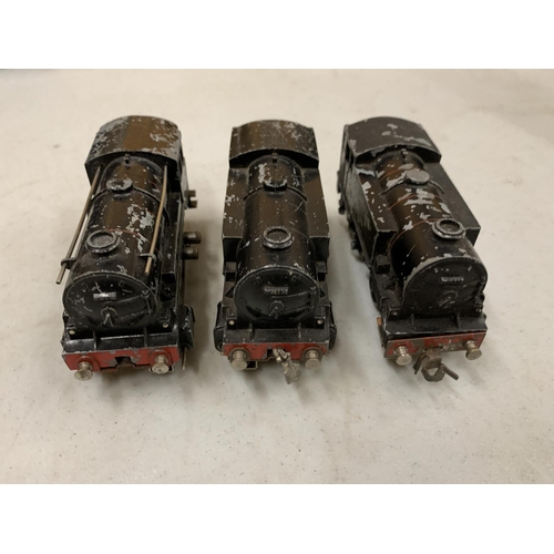 568 - THREE VINTAGE METAL 00 GAUGE LOCOMOTIVES, TWO TTR, ONE CONTINENTAL