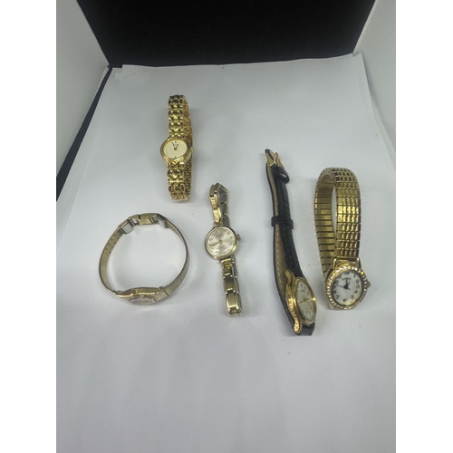 627 - A QUANTITY OF WRIST WATCHES