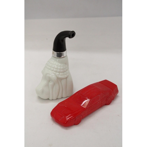 923 - TWO AVON ITEMS TO INCLUDE A BLOODHOUD PIPE AND SPORTS CAR (BOTH FULL)