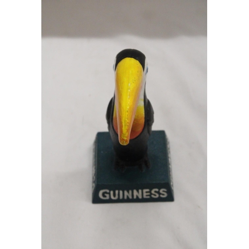 1003 - A CAST GUINNESS TOUCAN, HEIGHT 19CM