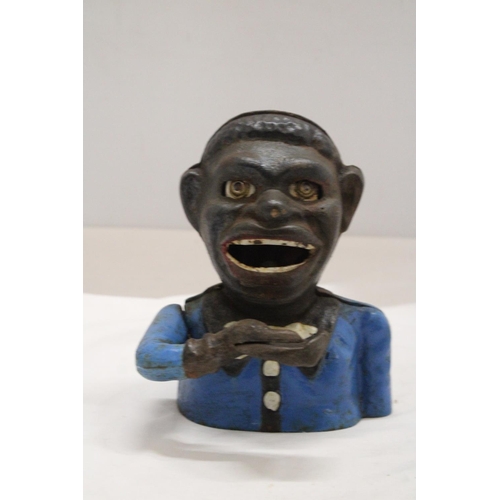 1024 - A VINTAGE CAST IRON AFRICAN AMERICAN MECHANICAL BANK