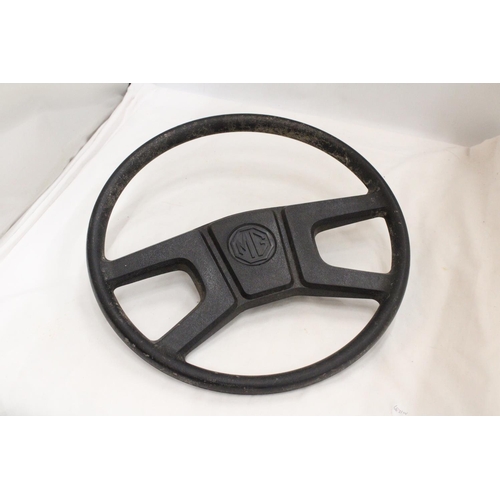 1257 - AN MG SPORTS STEERING WHEEL