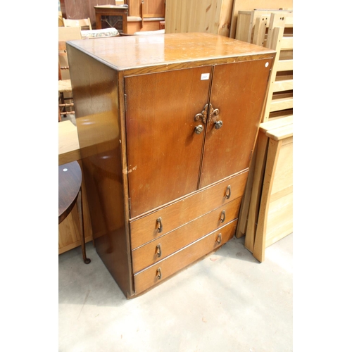 2997 - A MID 20TH CENTURY OAK TALLBOY, 30