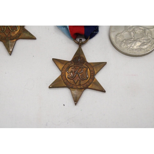 114 - FOUR WW2 MEDALS