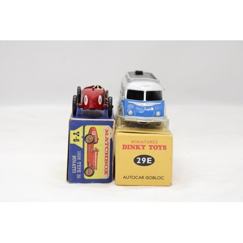 118 - TWO BOXED DINKY VEHICLES