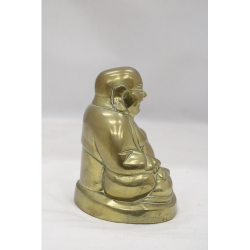 123 - A BRONZE ORIENTAL BUDHA