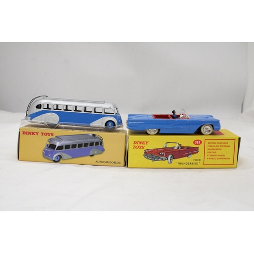 127 - TWO BOXED DINKY CARS