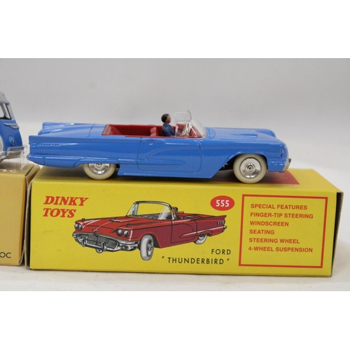 127 - TWO BOXED DINKY CARS