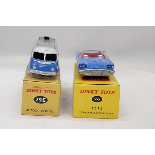 127 - TWO BOXED DINKY CARS