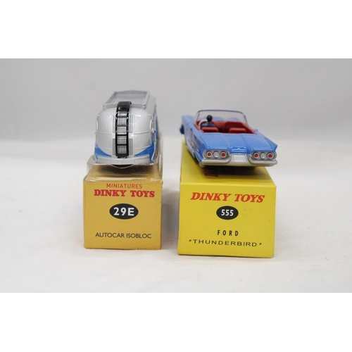 127 - TWO BOXED DINKY CARS