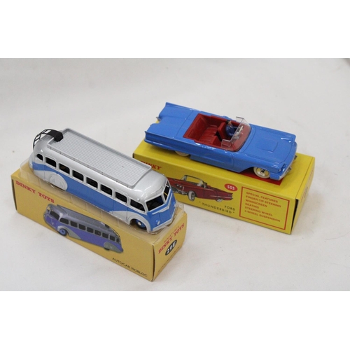 127 - TWO BOXED DINKY CARS