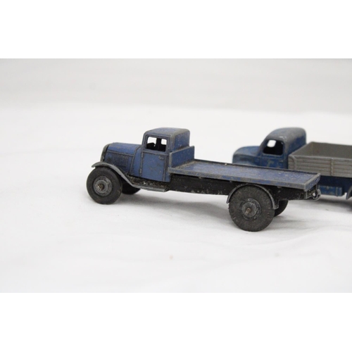 137 - THREE VINTAGE DINKY TOY CARS