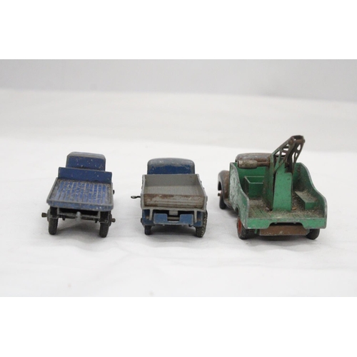 137 - THREE VINTAGE DINKY TOY CARS