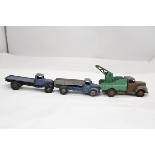 137 - THREE VINTAGE DINKY TOY CARS