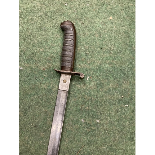 38 - AN OFFICERS SWORD AND SCABBARD