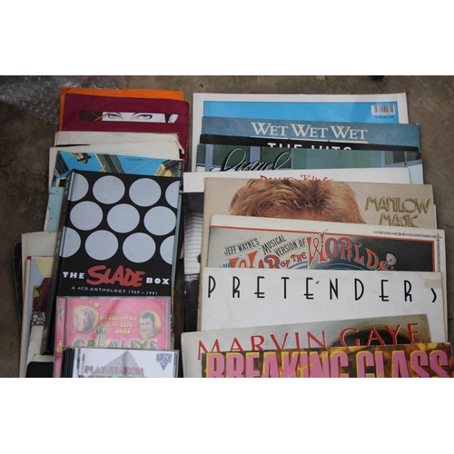 1715 - AN ASSORTMENT OF LP RECORDS AND 7