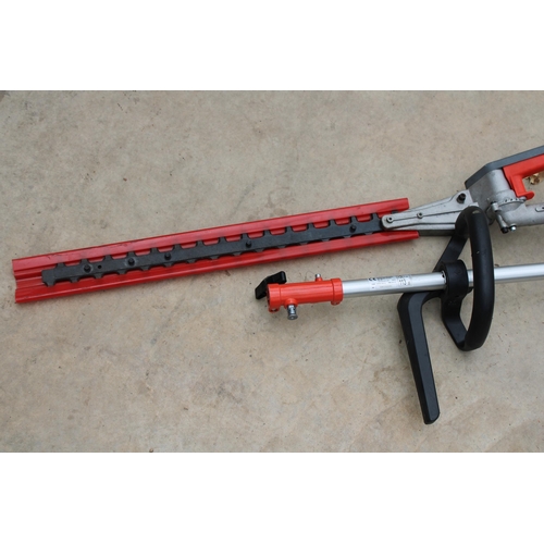 1718 - A MITOX 28LH PETROL LONG REACH HEDGE TRIMMER