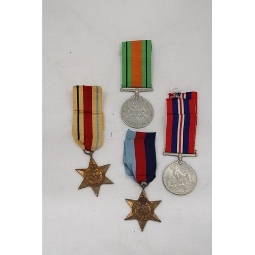 114 - FOUR WW2 MEDALS