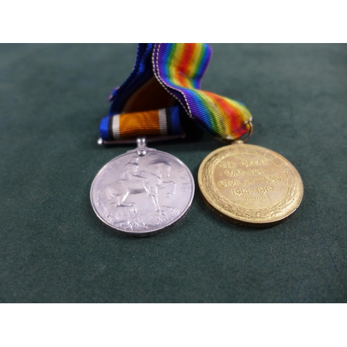 301 - A WORLD WAR I MEDAL PAIR AWARDED TO 2250 DRIVER T.M. HUNTER ROYAL ARTILLERY