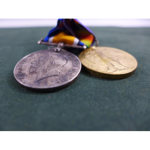 306 - A WORLD WAR I MEDAL PAIR AWARDED TO 134391 SAPPER C. ARMSTRONG ROYAL ENGINEERS