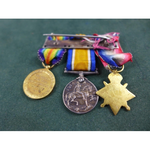 310 - A WORLD WAR I MINIATURE MEDAL TRIO