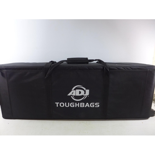 353 - A LARGE ADJ TOUGHBAGS WHEELED CARRY CASE, LENGTH 105CM, HEIGHT 35CM, WIDTH 27CM