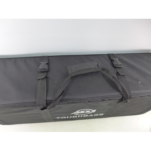 353 - A LARGE ADJ TOUGHBAGS WHEELED CARRY CASE, LENGTH 105CM, HEIGHT 35CM, WIDTH 27CM