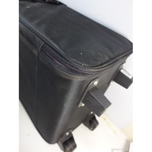 353 - A LARGE ADJ TOUGHBAGS WHEELED CARRY CASE, LENGTH 105CM, HEIGHT 35CM, WIDTH 27CM