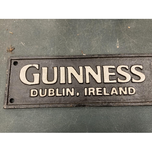 96 - A CAST GUINESS DUBLIN IRELAND SIGN