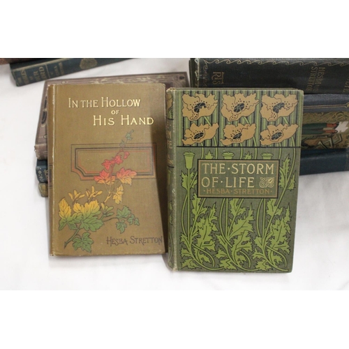 301 - FIFTEEN HARDBACK BOOKS BY THE AUTHOR HESBA STRETTON TO INCLUDE MAX KROMER, THE LORD'S PURSE BEARERS,... 