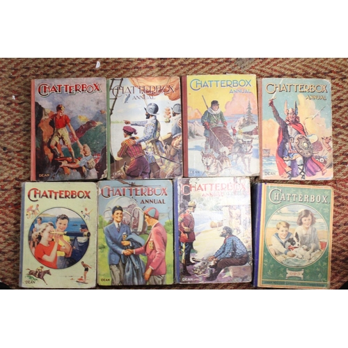 314 - EIGHTEEN VINTAGE CHATTERBOX CHILDERENS ANNUALS