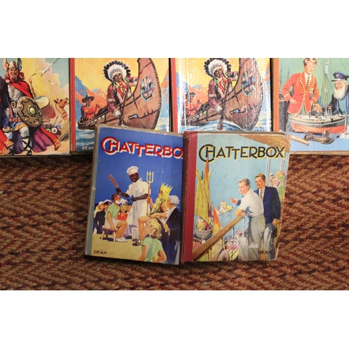 314 - EIGHTEEN VINTAGE CHATTERBOX CHILDERENS ANNUALS