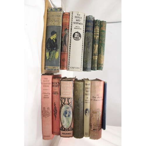 318 - FOURTEEN VINTAGE STORY BOOKS TO INCLUDE A MUSIC BOOK