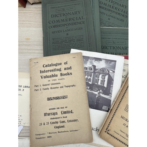 354 - A LARGE QUANTITY OF VINTAGE BOOKS TO INCLUDE THE COMPLETE PLAYS OF BERNARD SHAW, THE CONCISE HOUSEHO... 