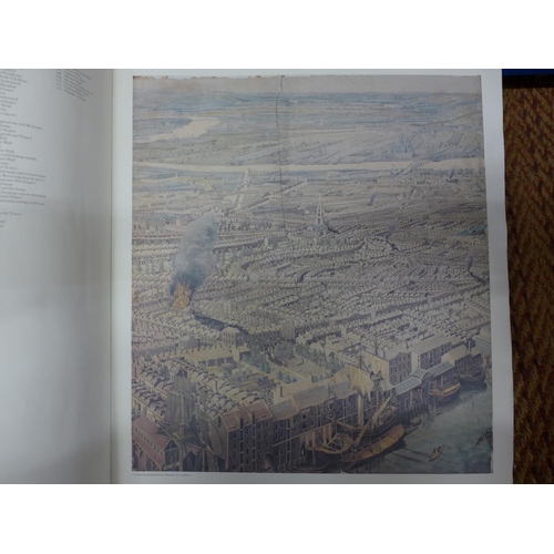 370 - A REPRINT OF THE RHINEBECK PANORAMA OF LONDON 1810, REPRINTED IN 1981, FURTHER ATLASES ETC.