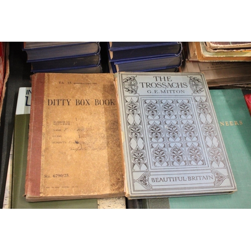 403 - FIFTEEN VINTAGE BOOKS TO INCLUDE THE DIARY OF SAMUEL PEPYS, ENGLISH IDYLLS AND OTHER POEMS, THE MILL... 