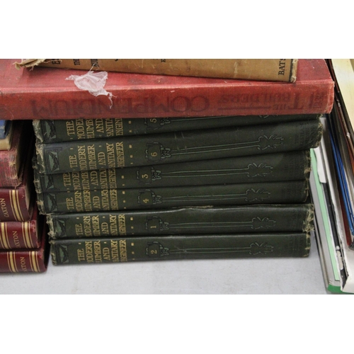 407 - A LARGE QUANTITY OF VINTAGE ENGINEERS AND PLUMBING BOOKS TO INCLUDE SIX VOLUMES OF 'THE MODERN PLUMB... 