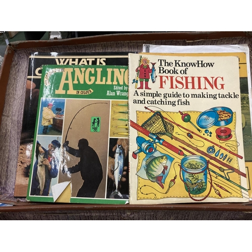 413 - A MIXED LOT OF BOOKS TO INCLUDE, WELDING, MG MIDGET CAR MANUAL, ANGLING, CLAY PIGEON SHOOTING, TEA C... 