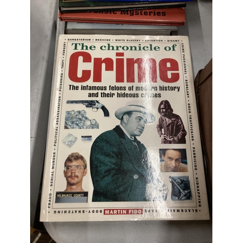 415 - SEVEN NON FICTION HARDBACK CRIME BOOKS