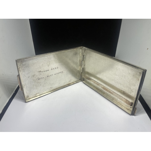 576 - A MARKED 800 CIGARETTE CASE 191.7 GRAMS